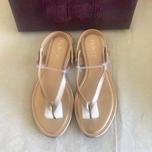 NWT Gold Sandals